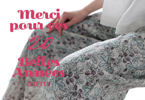 Merci pour ces 20 belles années   ―フィグとメザンジュ　懐かしいテキスタイルと