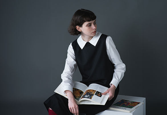 1枚でも、重ねても ― コットンブラウス