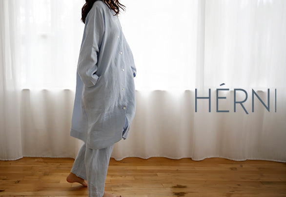 HÉRNI リネンのパジャマに、新色が加わりました