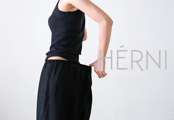 ＜再入荷＞HÉRNI No.32 ペチパンツ／ブラック