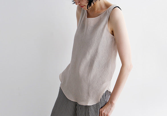 HÉRNI No.42 バイアスタンクトップ