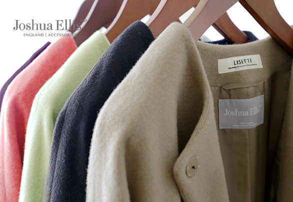 カシミヤノーカラーコート ― Joshua Ellis ―