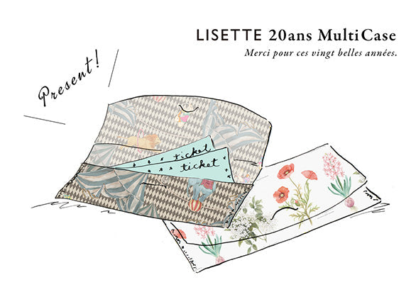 LISETTE 20 ans ― オリジナルプリント柄のマルチケース プレゼント