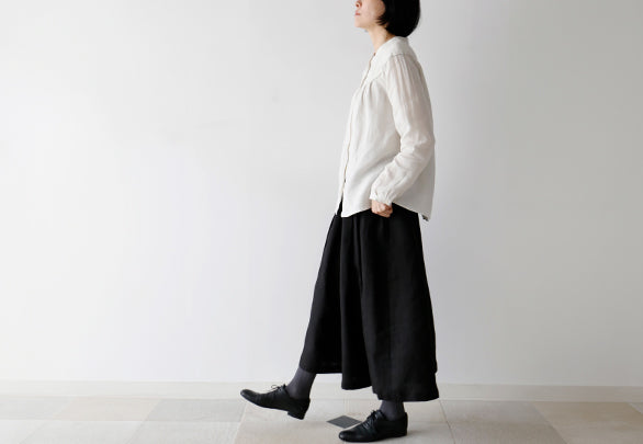 スタイルのある、大人の日常着 リネンキュロット