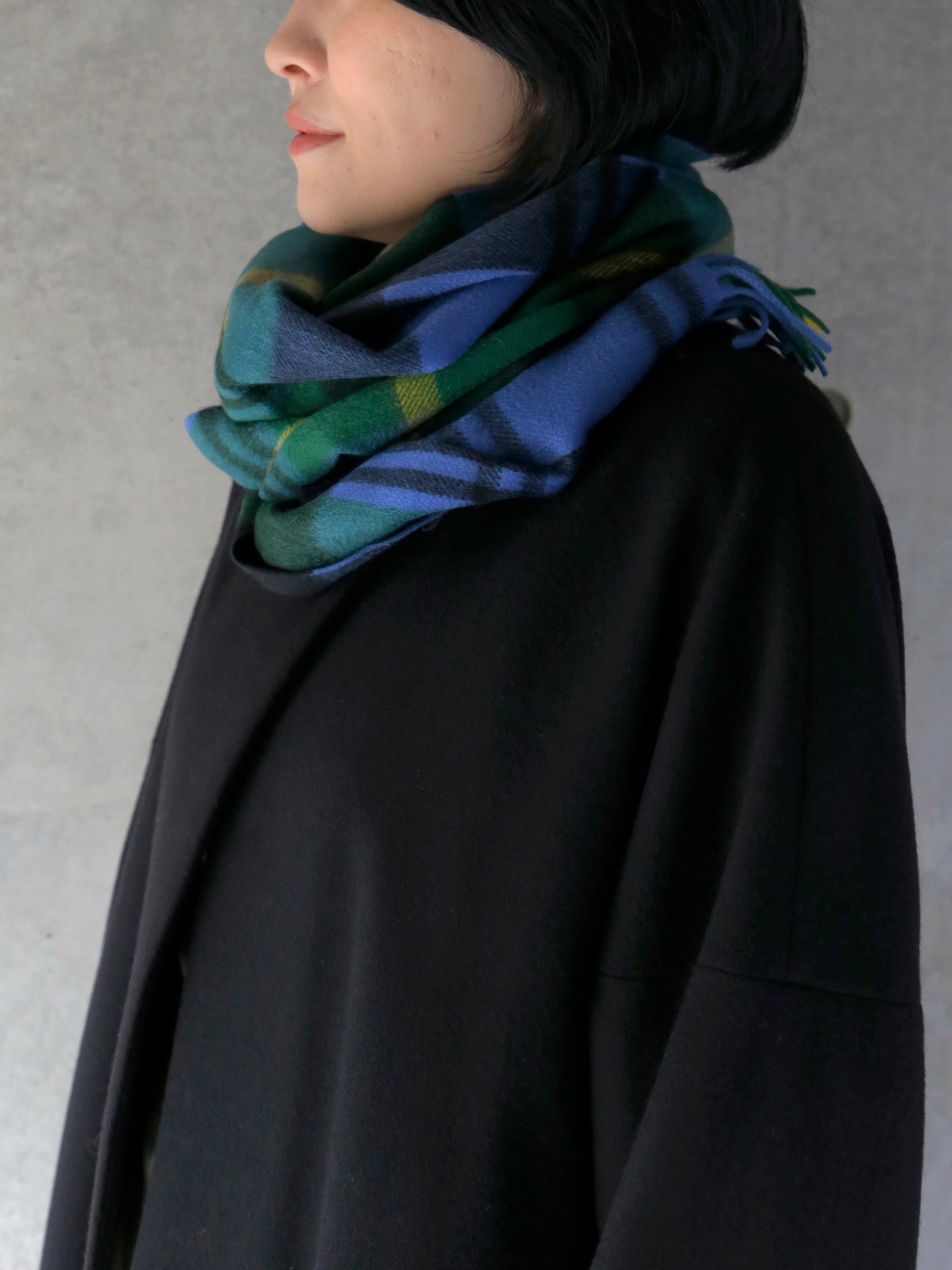 BLUE/GREEN<br>コート：ノヴェッラ（身長166cm）