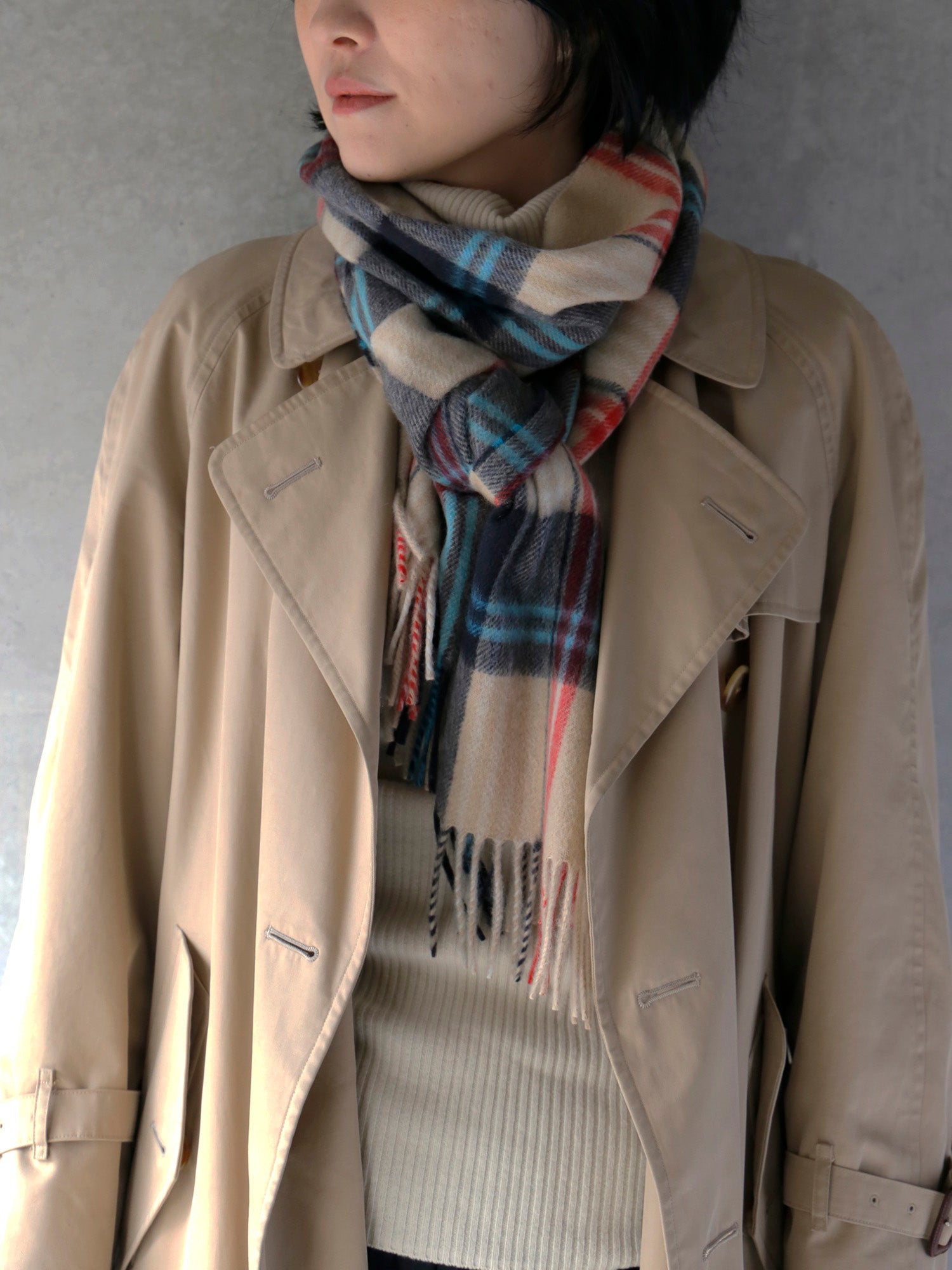 CAMEL/NAVY<br>コート：私物（身長166cm）