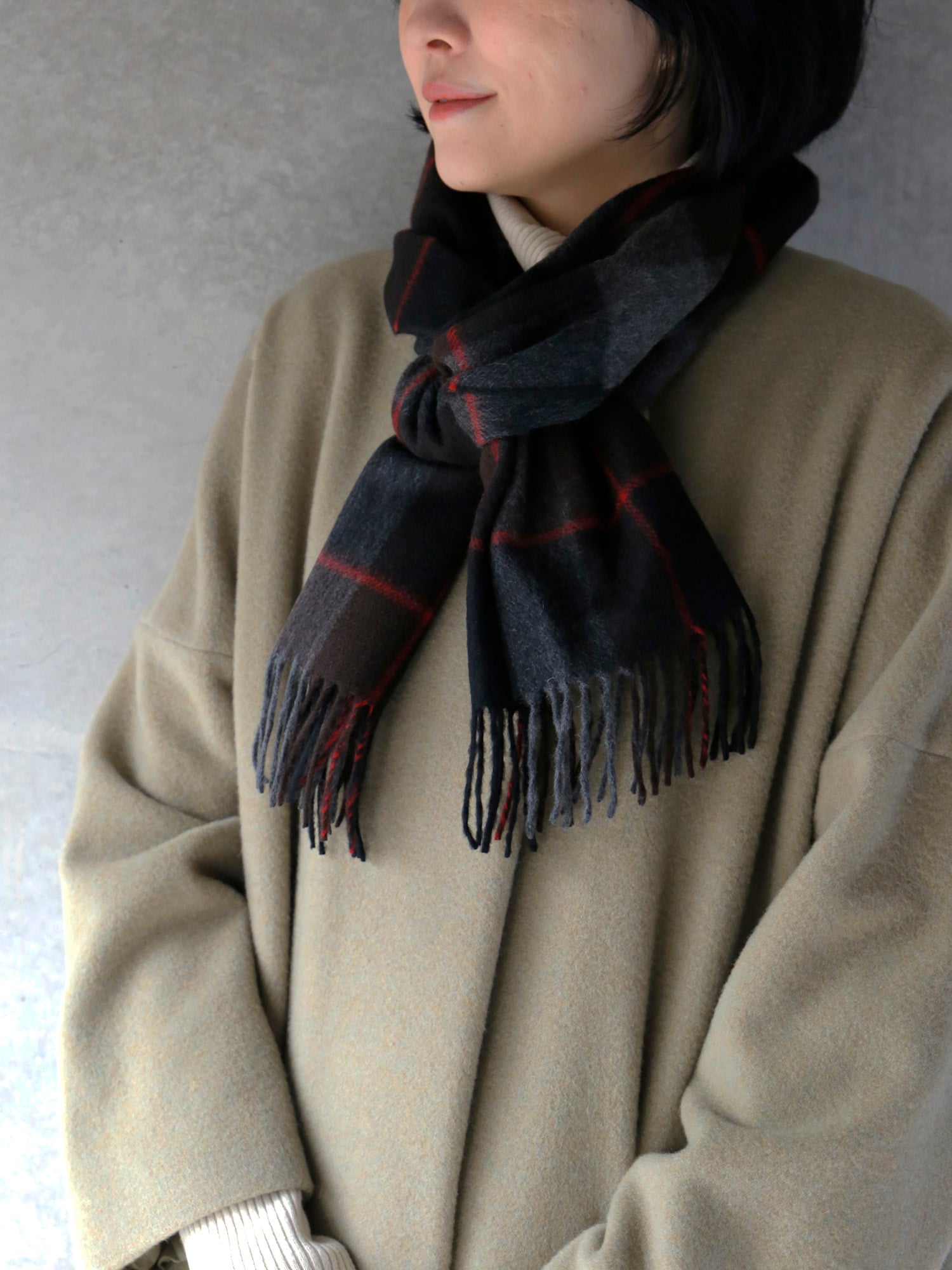 BLACK/GREY<br>コート：ノヴェッラ（身長166cm）