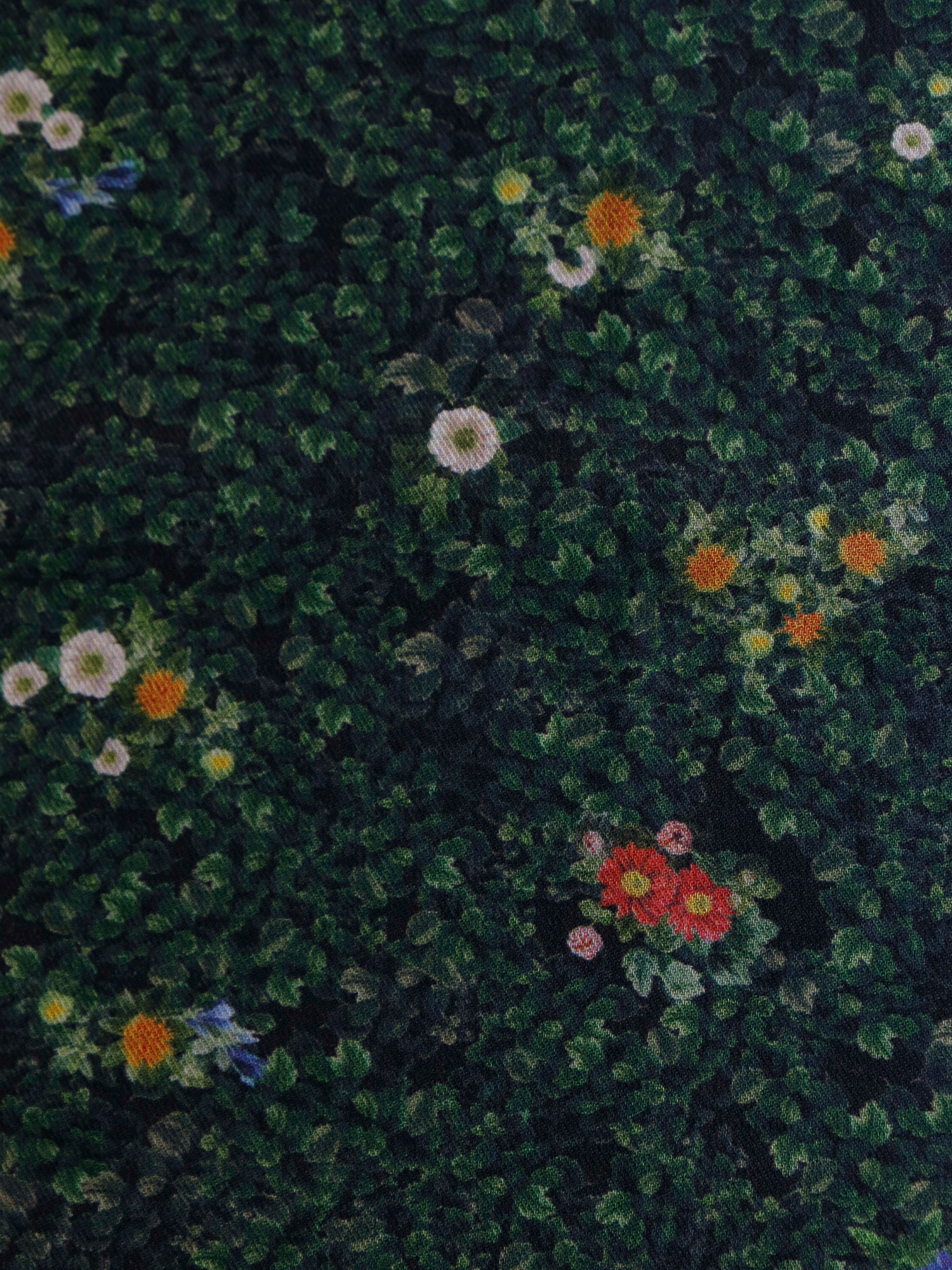 フラワーフォレスト w142cm 81%cotton 19%wool