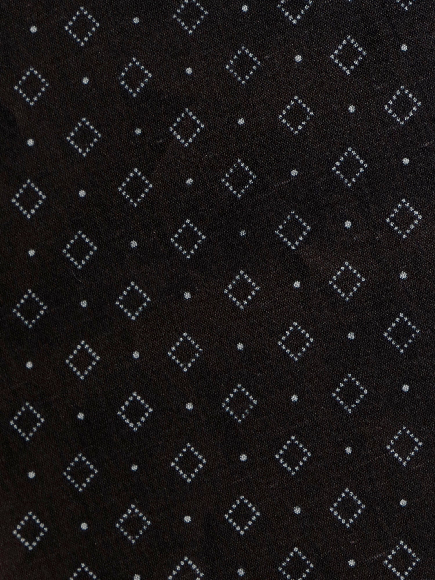 ペイザンヌ 四角ドット w112cm 52%cotton 48％linen