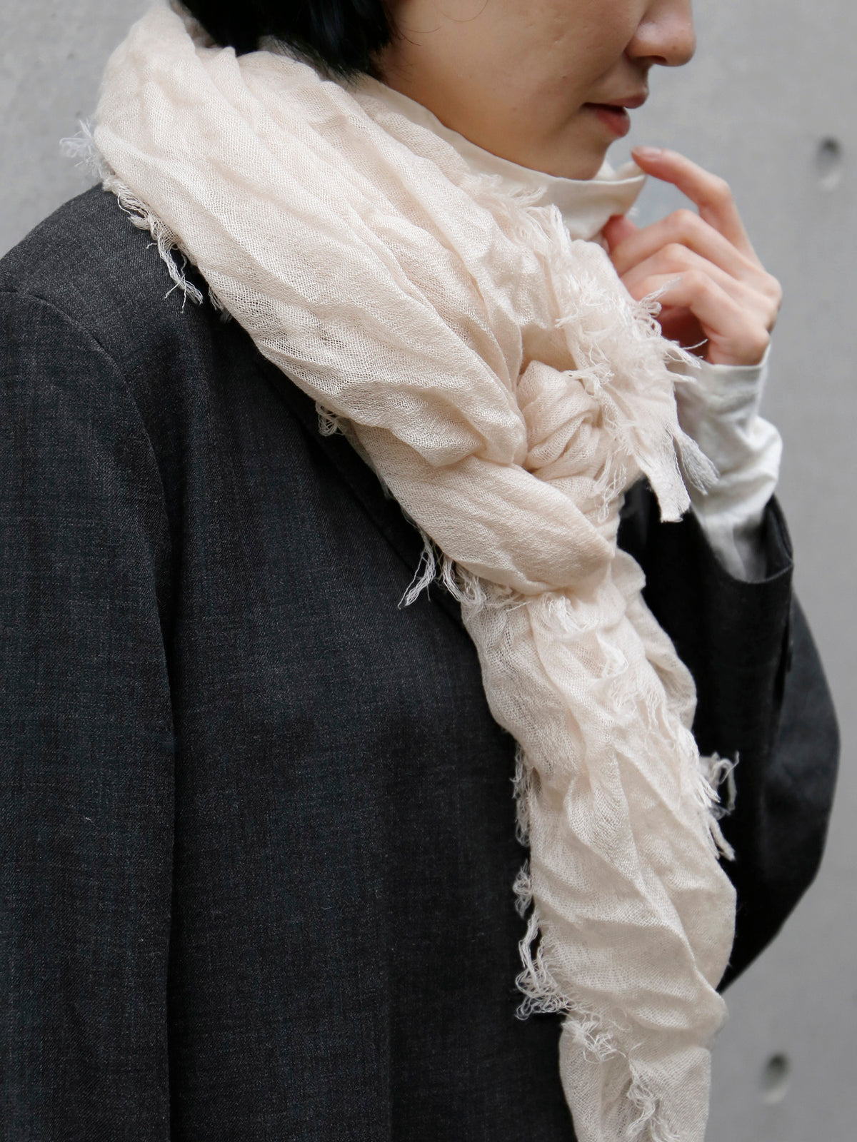 Botto Giuseppe カシミアシルクストール 140×140cm — LISETTE