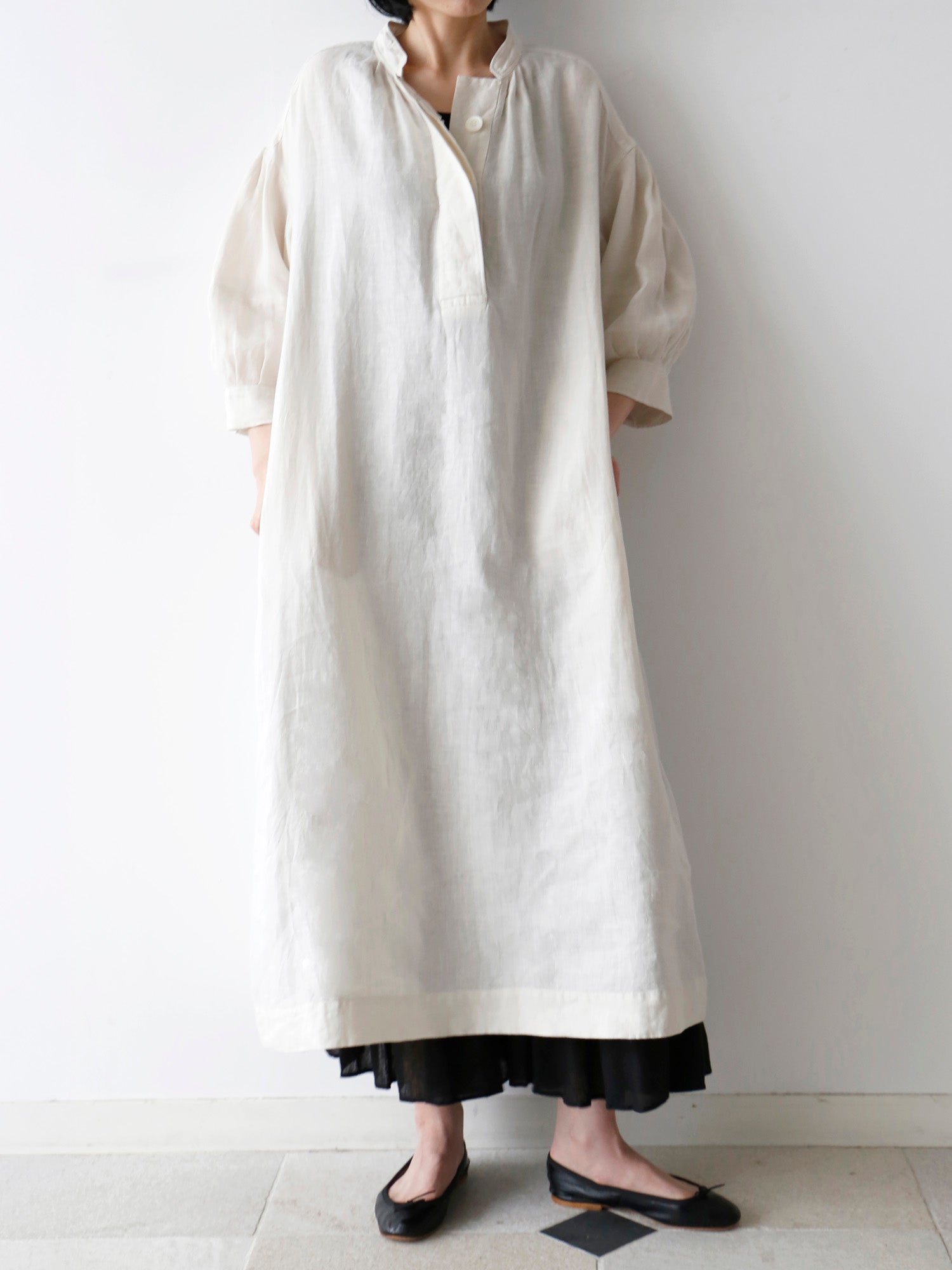 ペチパンツ：HÉRNI No.14 ペチパンツ ロング（身長166cm）