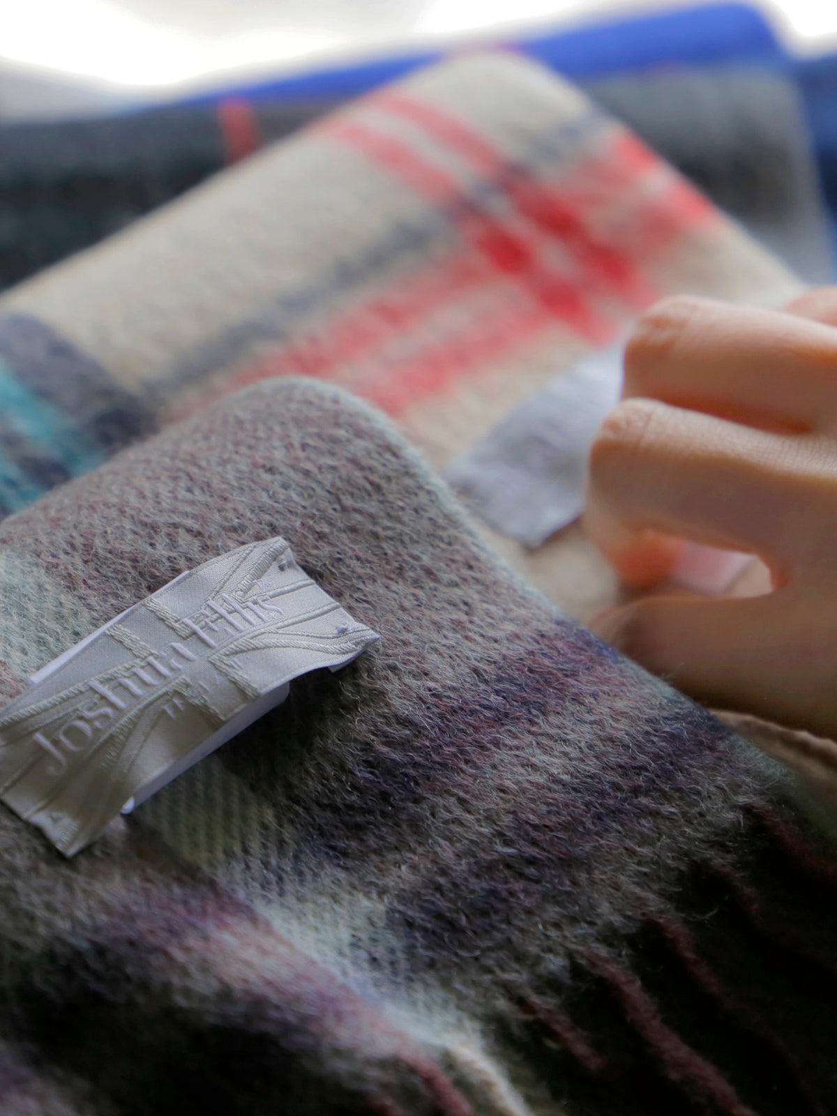 Joshua Ellis カシミヤマフラー 30×180cm — LISETTE