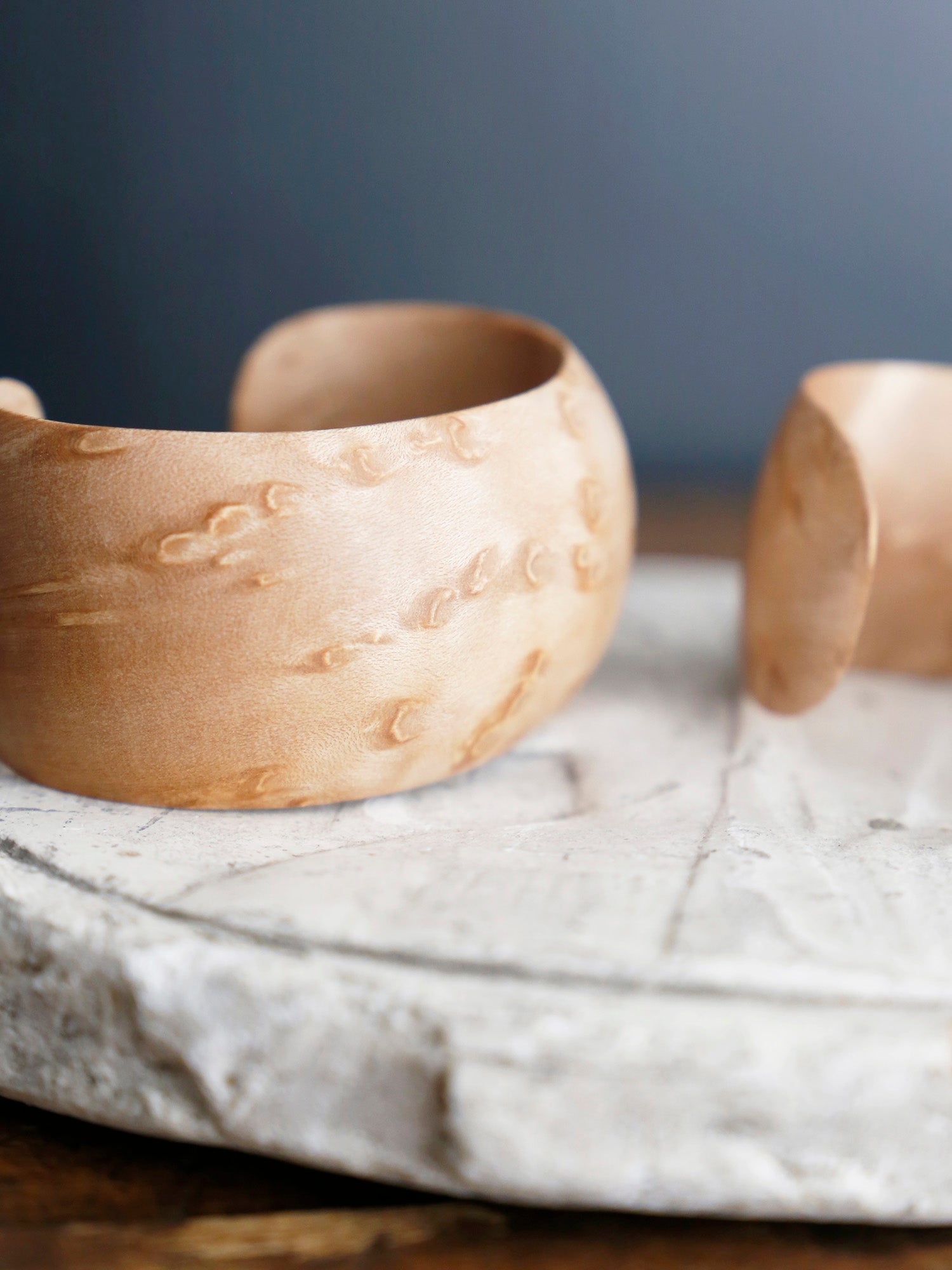 su Ha  “Belt cuff” ウッドブレスレット