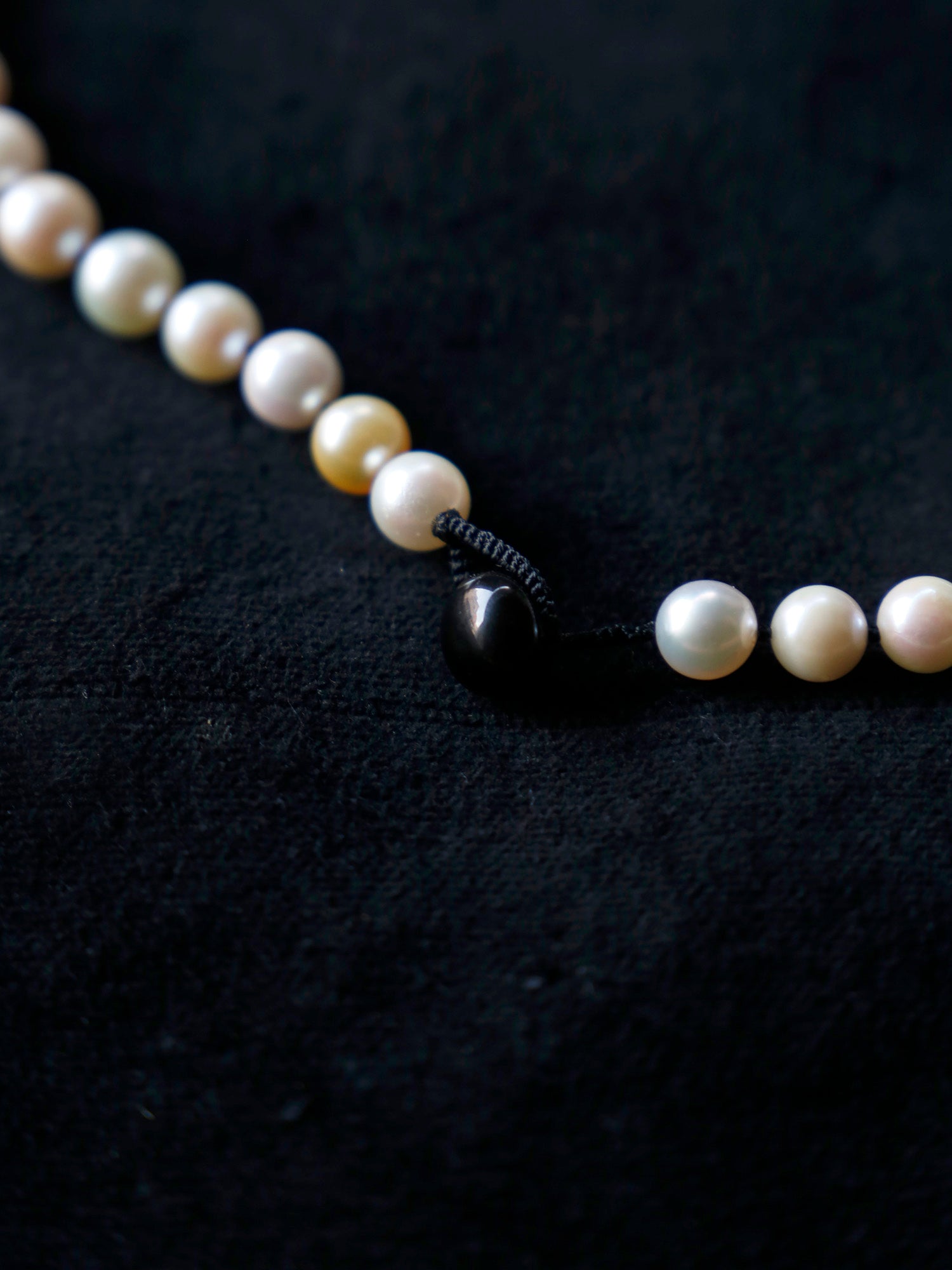 MAISON RUBUS.×LISETTE ヴィンテージパールオールノットネックレス/アコヤWHITE