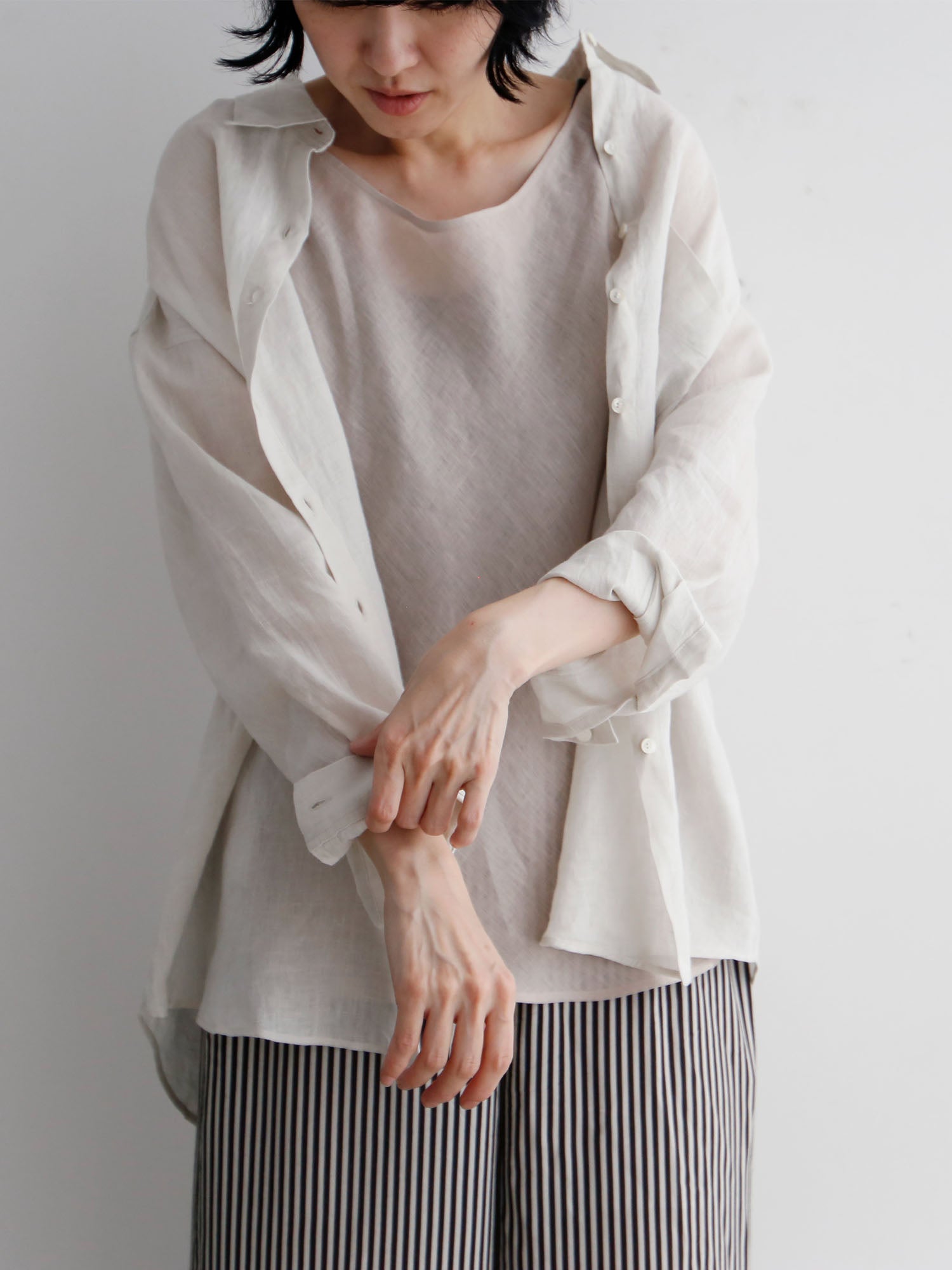 HÉRNI No.55 ラウンジシャツ
