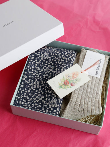 エグランティーヌ＋靴下（グレー）のセット