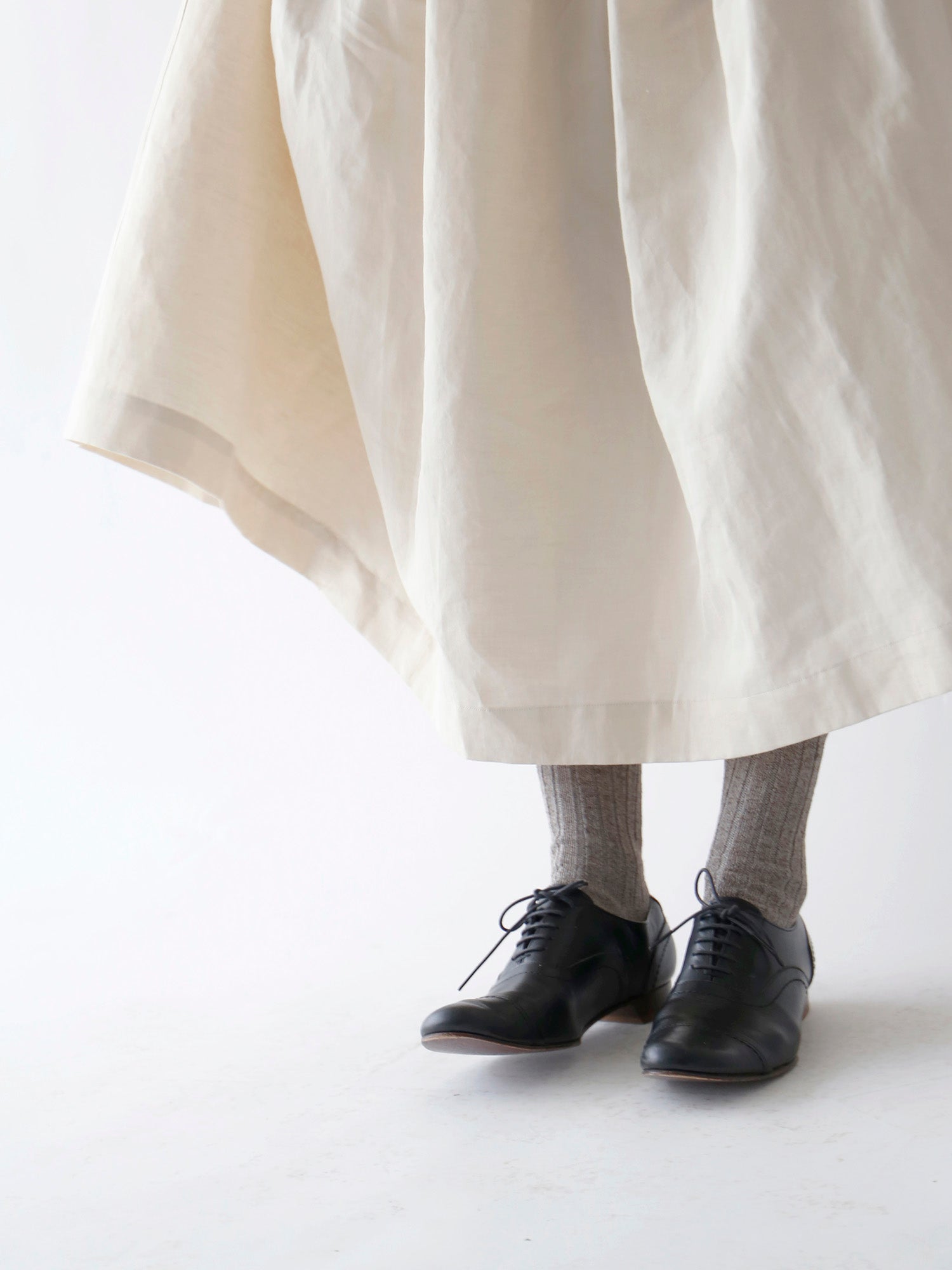 ショーセット５　メランジュ（杢グレー）  