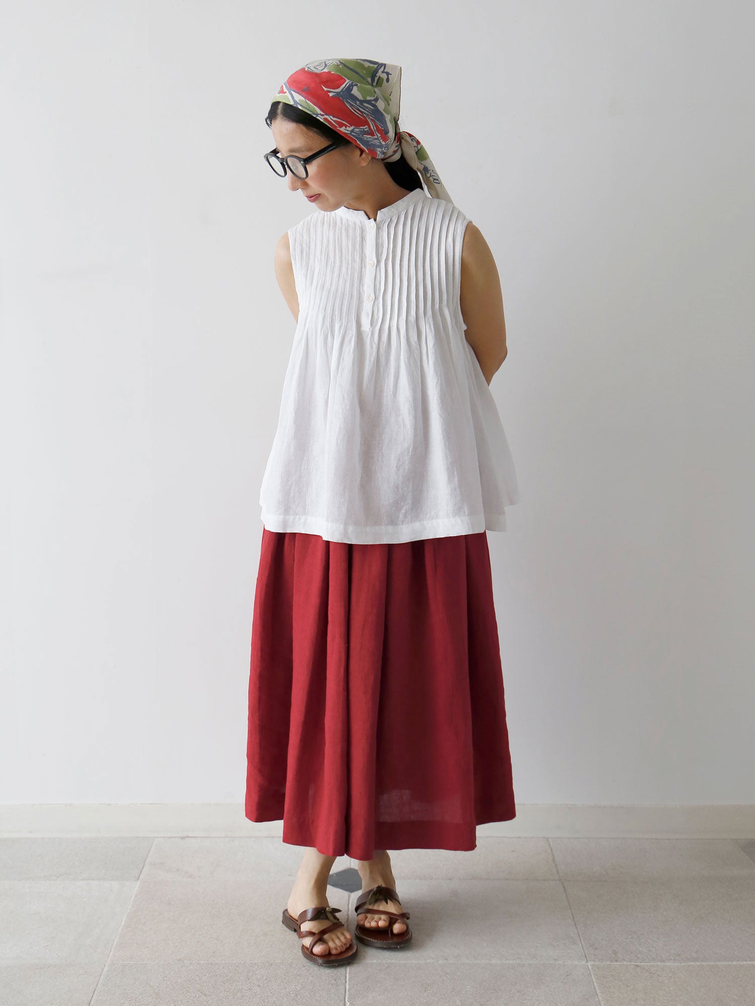 ブラン36（身長153cm）<br>スカート：アニエス４