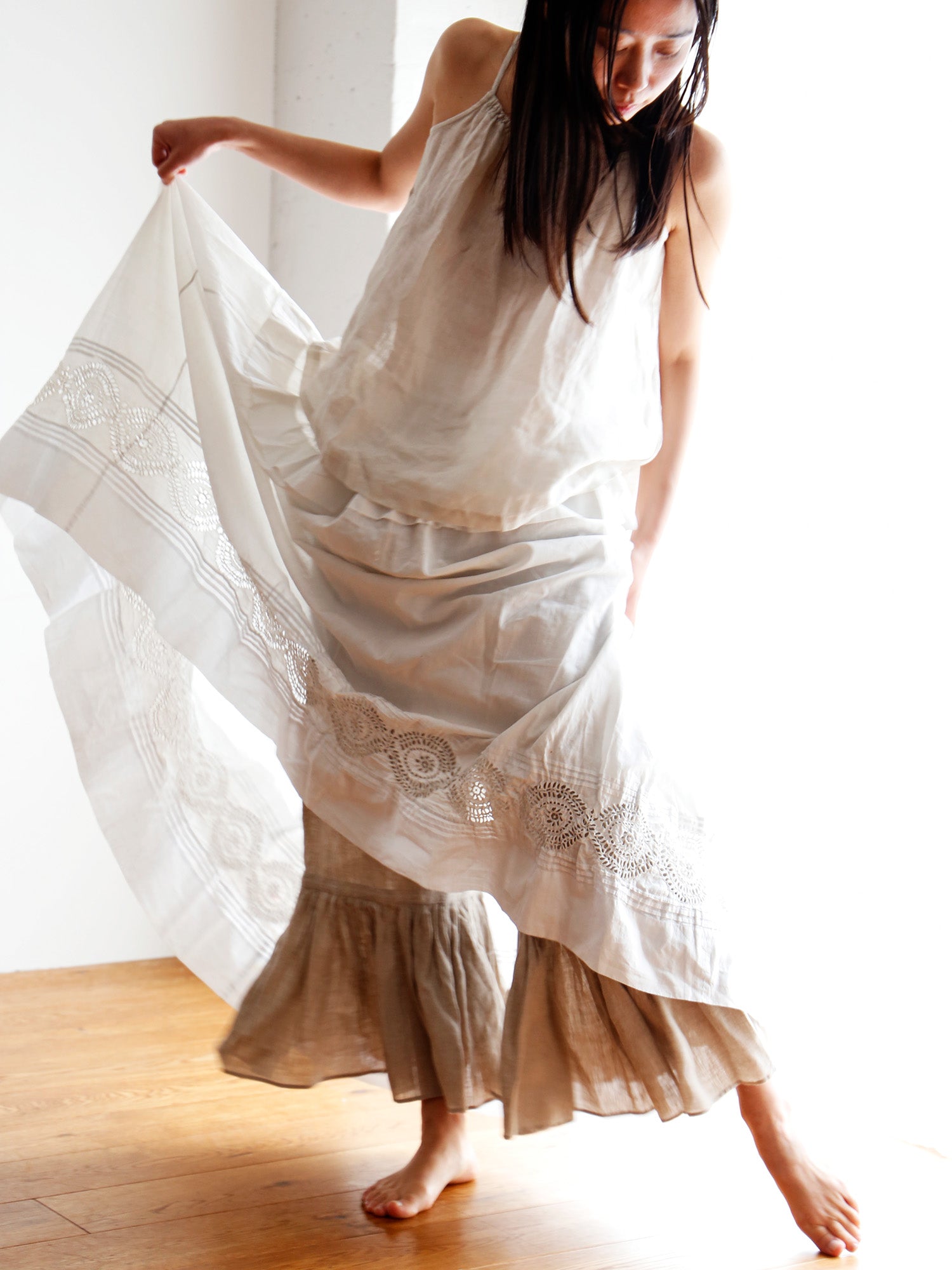 HÉRNI No.14 ペチパンツ ロング