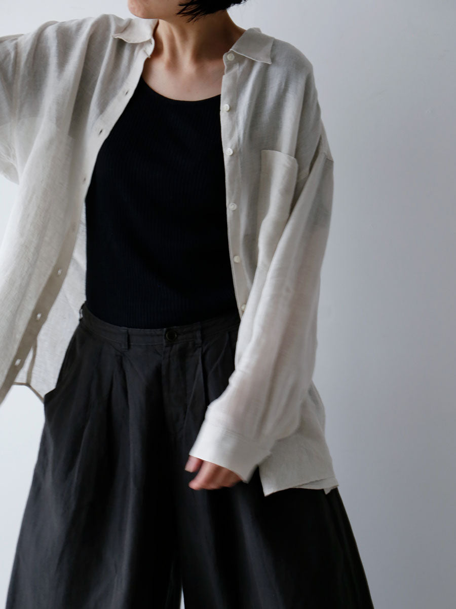 HÉRNI No.55 ラウンジシャツ