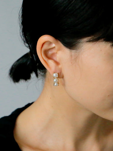 Junco Paris パールとクオーツのピアス | LISETTE